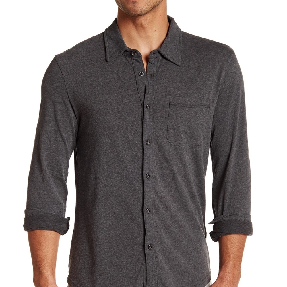 MODODOC Long Sleeve Shirt Cotton Knit Men's NEW NWT Soft Cozy 🎉HP🎉 - Picture 4 of 11